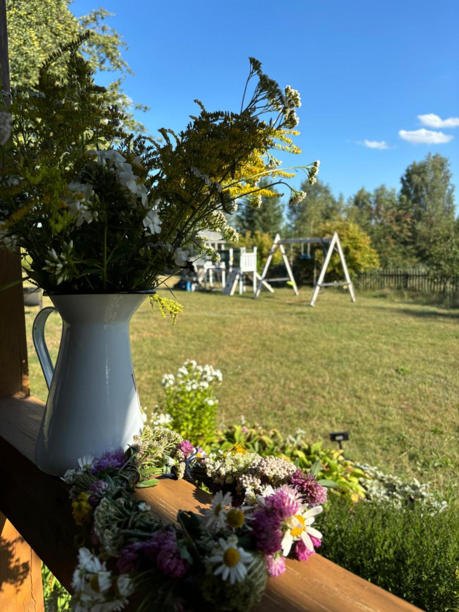 Villa Wakacyjny Dom W Sakach Kleszczele Exterior foto