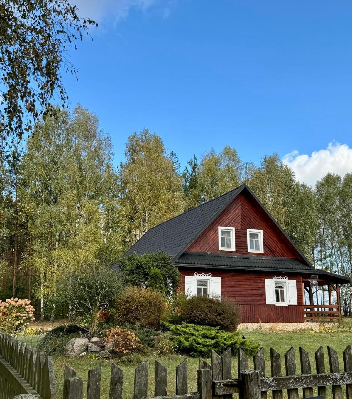 Villa Wakacyjny Dom W Sakach Kleszczele Exterior foto
