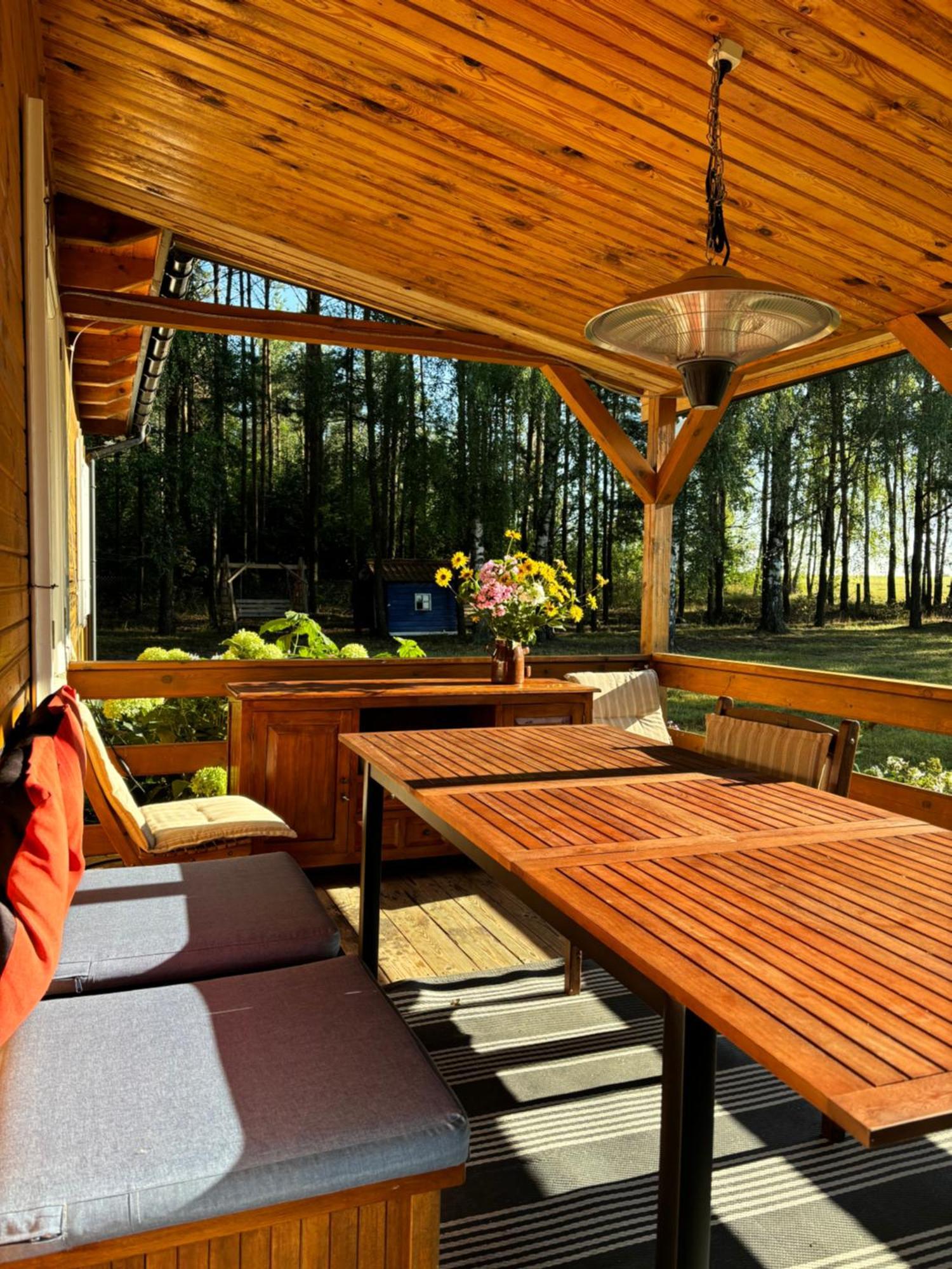 Villa Wakacyjny Dom W Sakach Kleszczele Exterior foto